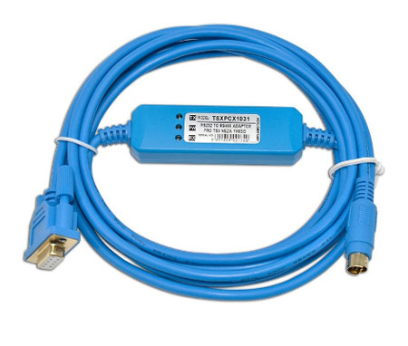 cable for Schneider TSX/Neza/Twido, RS-232 to RS-485 version